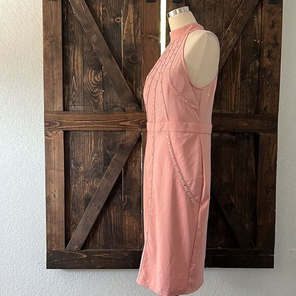 Fashion Nova Secret Identity studded Dress - Mauve Sz- 1XL - Picture 5 of 15